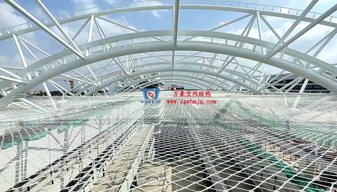 工程進度全速推進，PTFE膜材張拉在即！