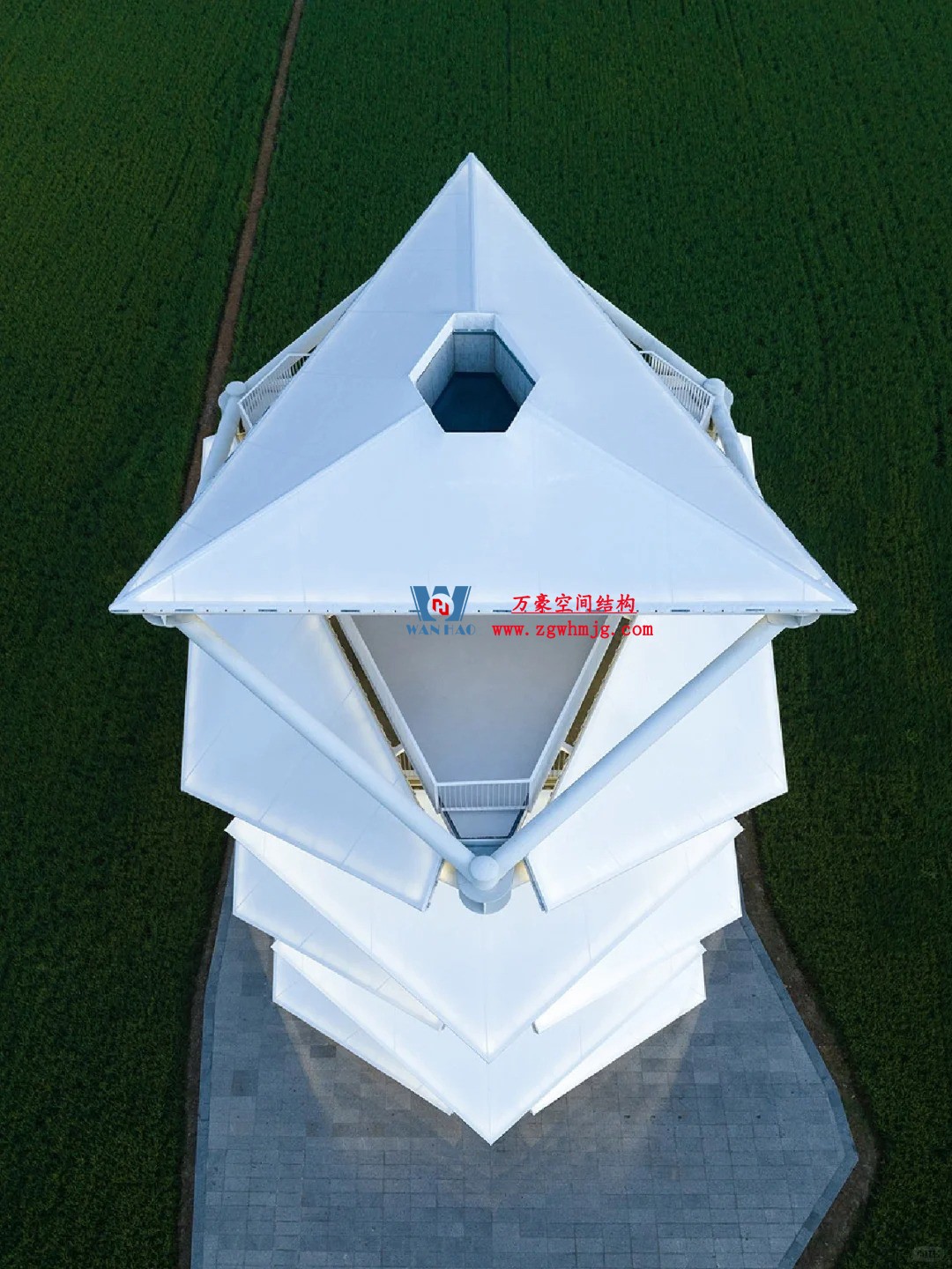 創意與藝術美感兼具的鋼膜結構建筑