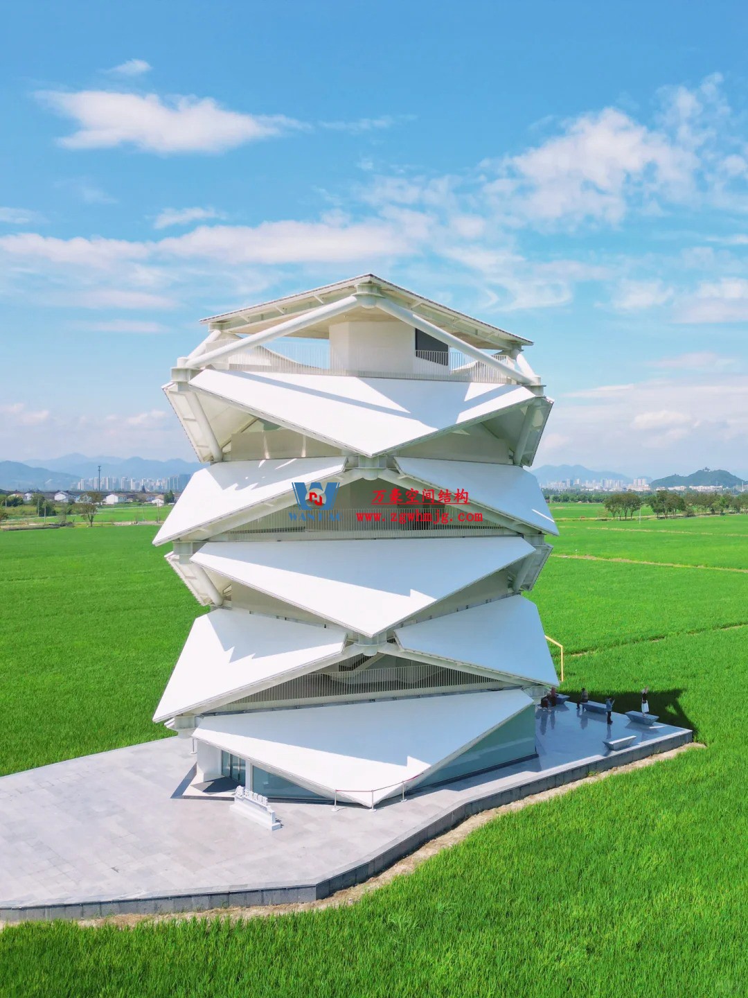 創意與藝術美感兼具的鋼膜結構建筑