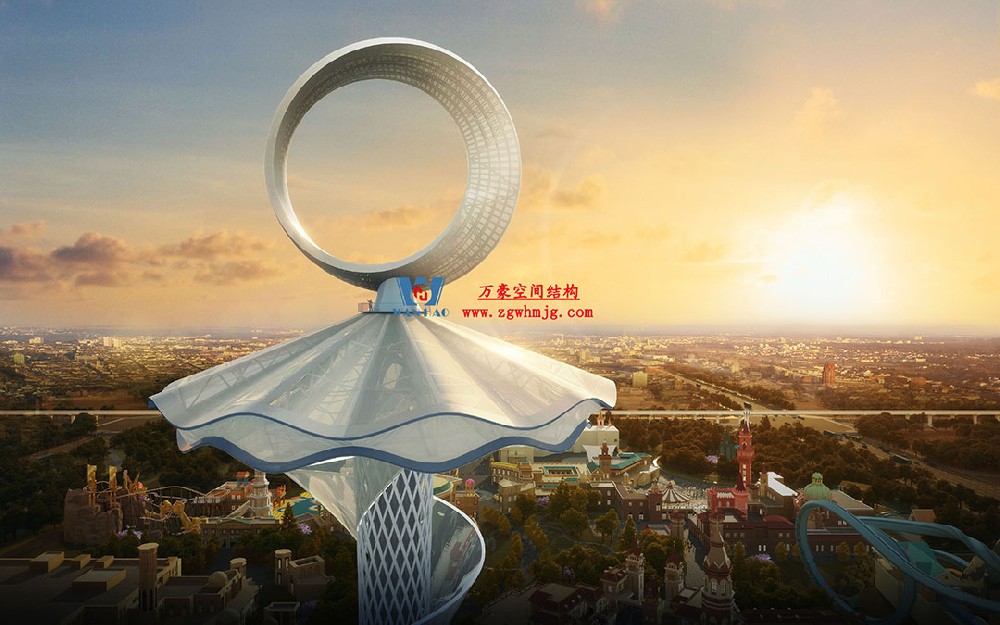 ETFE膜結構地標塔—以愛之名，點亮絲路歡樂世界