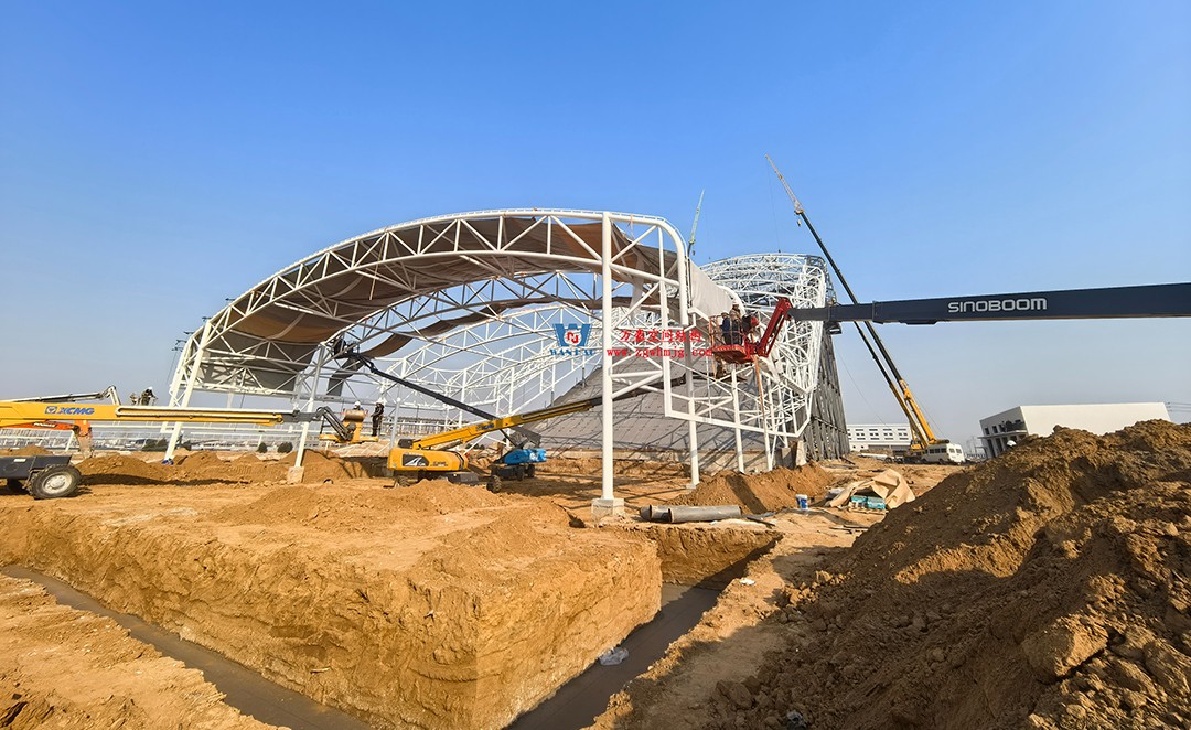 備受青睞的鋼膜結構建筑景觀