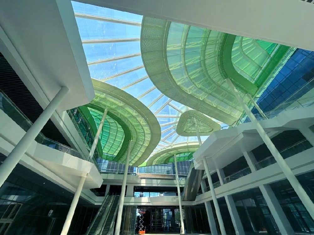 杭州爆紅新地標(biāo)！鋼膜結(jié)構(gòu)茶香穹頂！