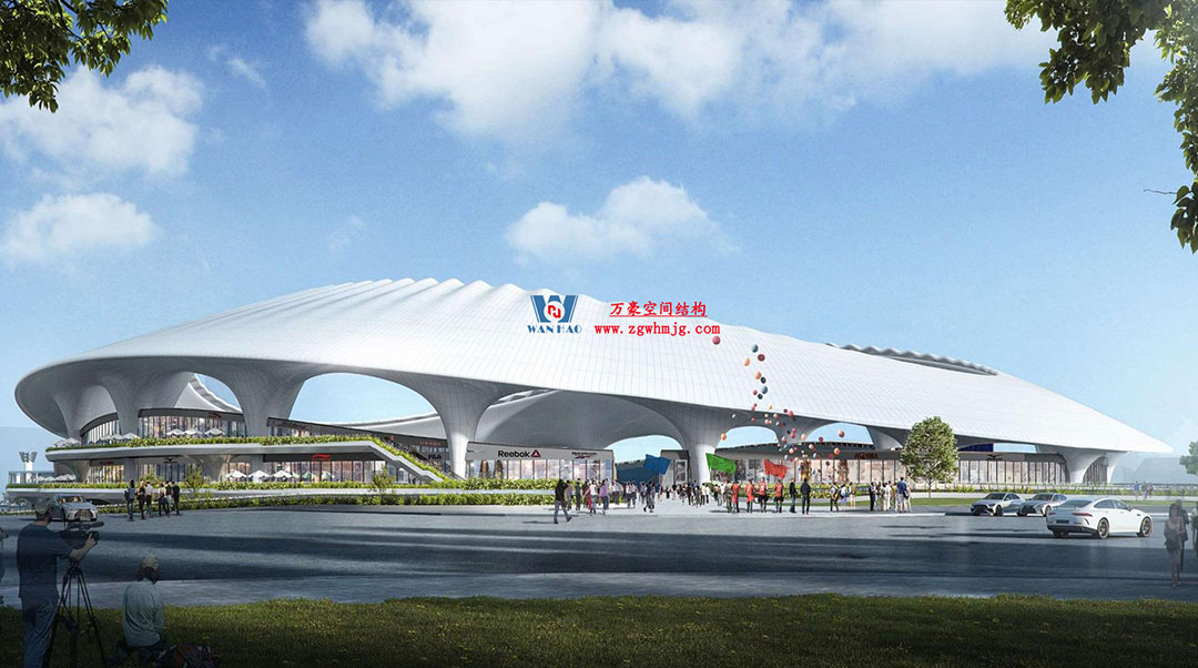 萬豪中標(biāo)-山東蓬萊PEFE膜結(jié)構(gòu)體育場