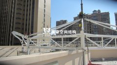 福建霞浦東方偉業廣場膜結構工程鋼結構階段