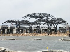 大目灣海闊天涳水世界鋼膜結構工程完工