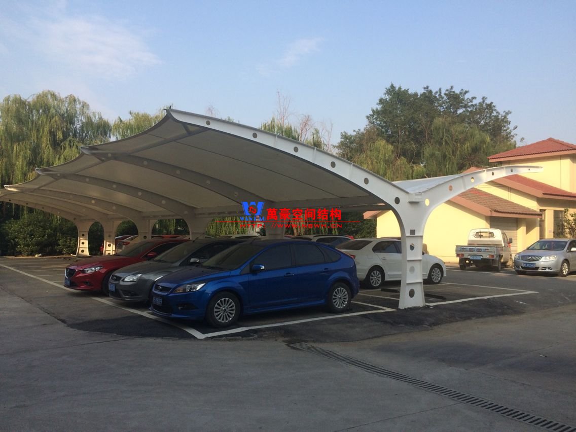 膜結構車棚安裝